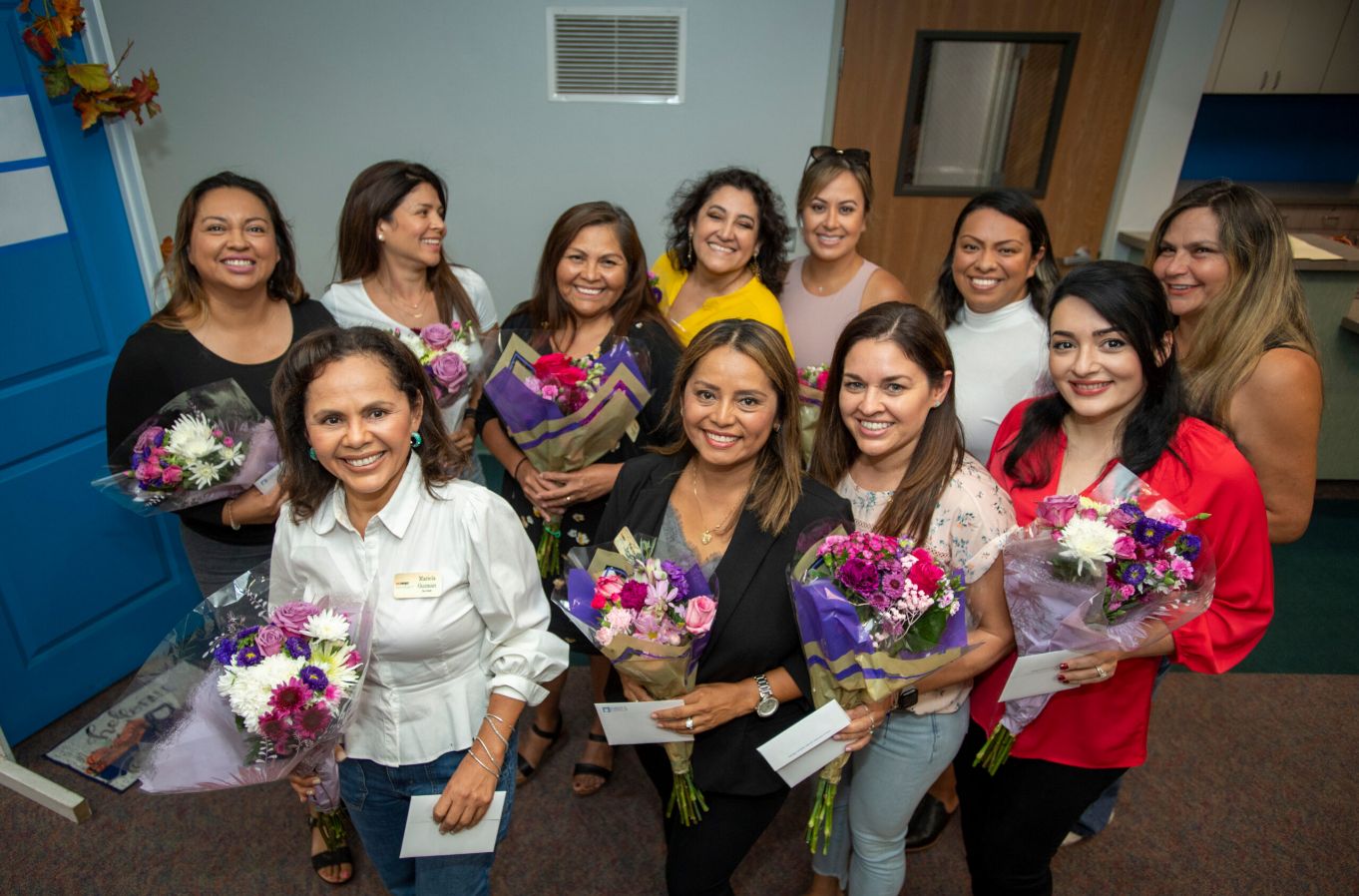 Child care business program graduates celebrate together